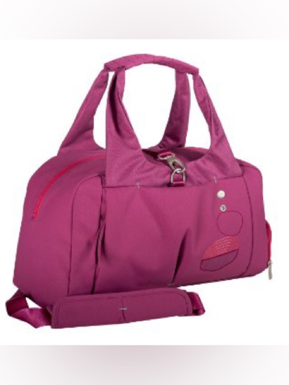 Haiku Sprint Eco Duffle Bag Raspberry Pink NWOT Shoe Compartment 10x17
